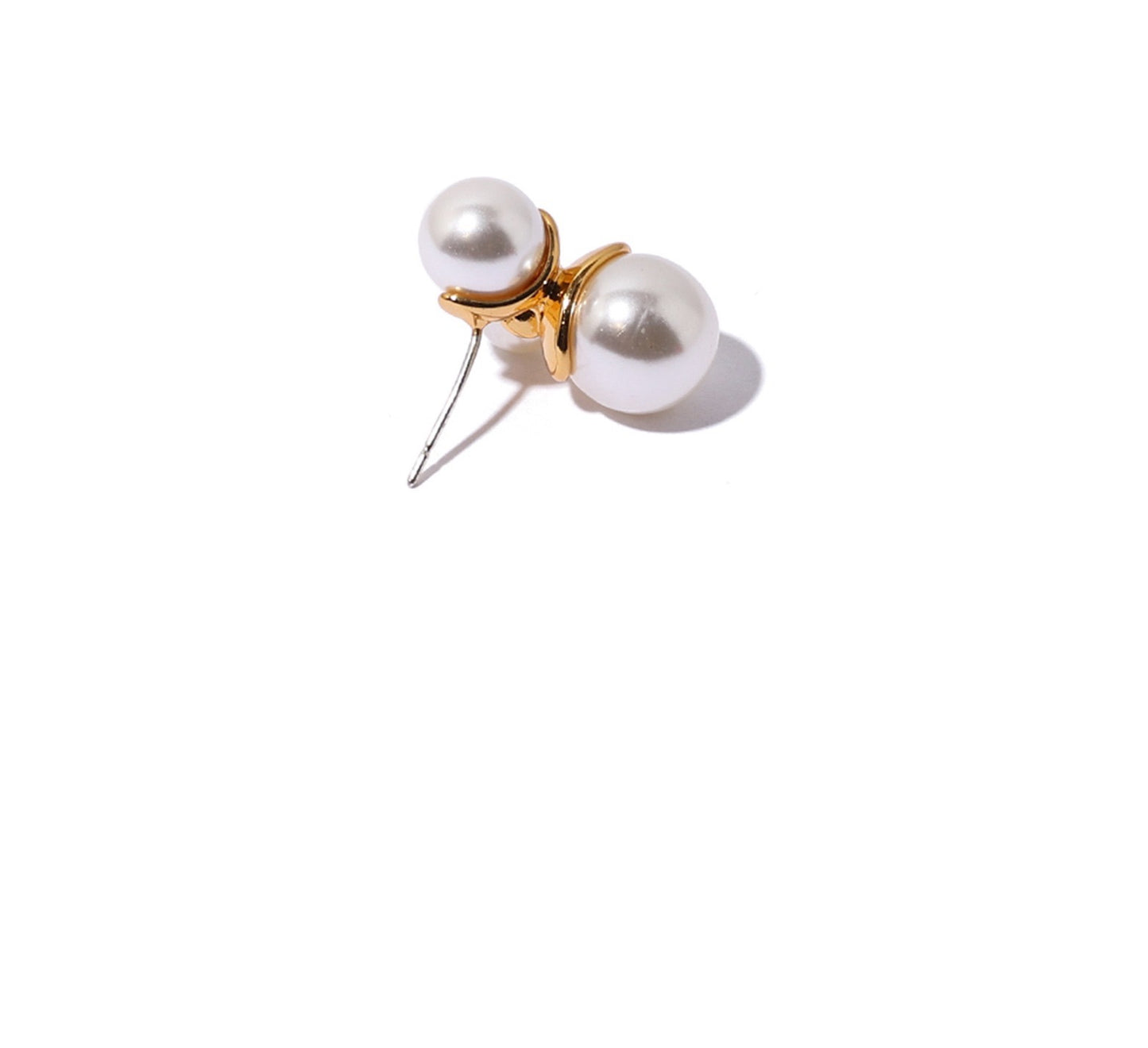 Stacked Pearl Earrings
