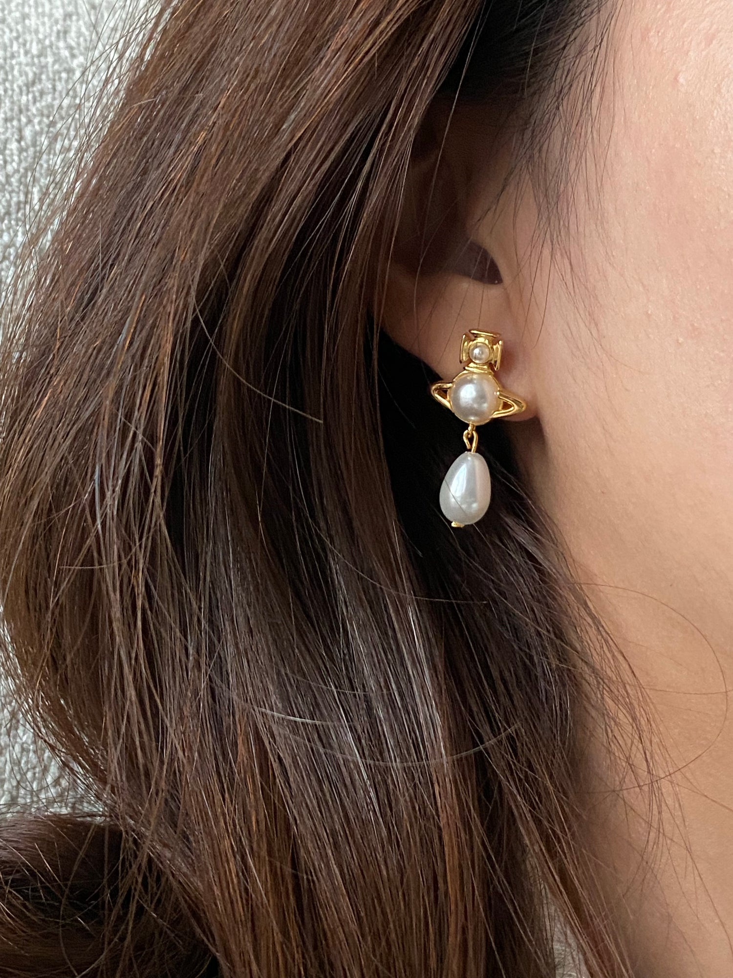 Planet Style Pearl Earring - Modingo Modingo
