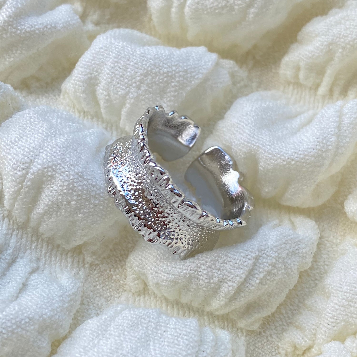 Lava Silver Open Ring - Modingo Modingo
