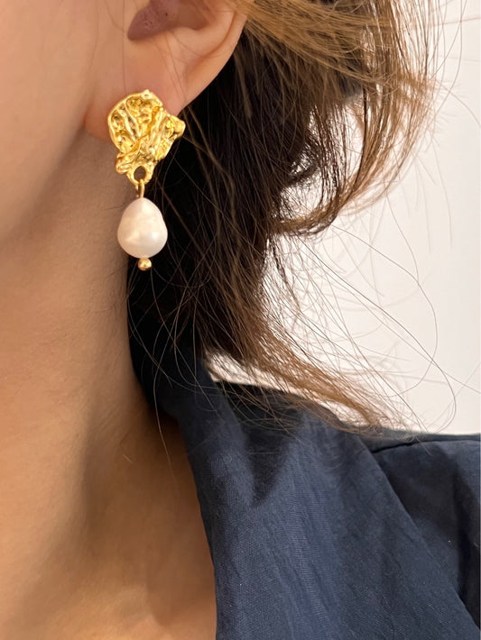 Lava Pearl Earring - Modingo Modingo