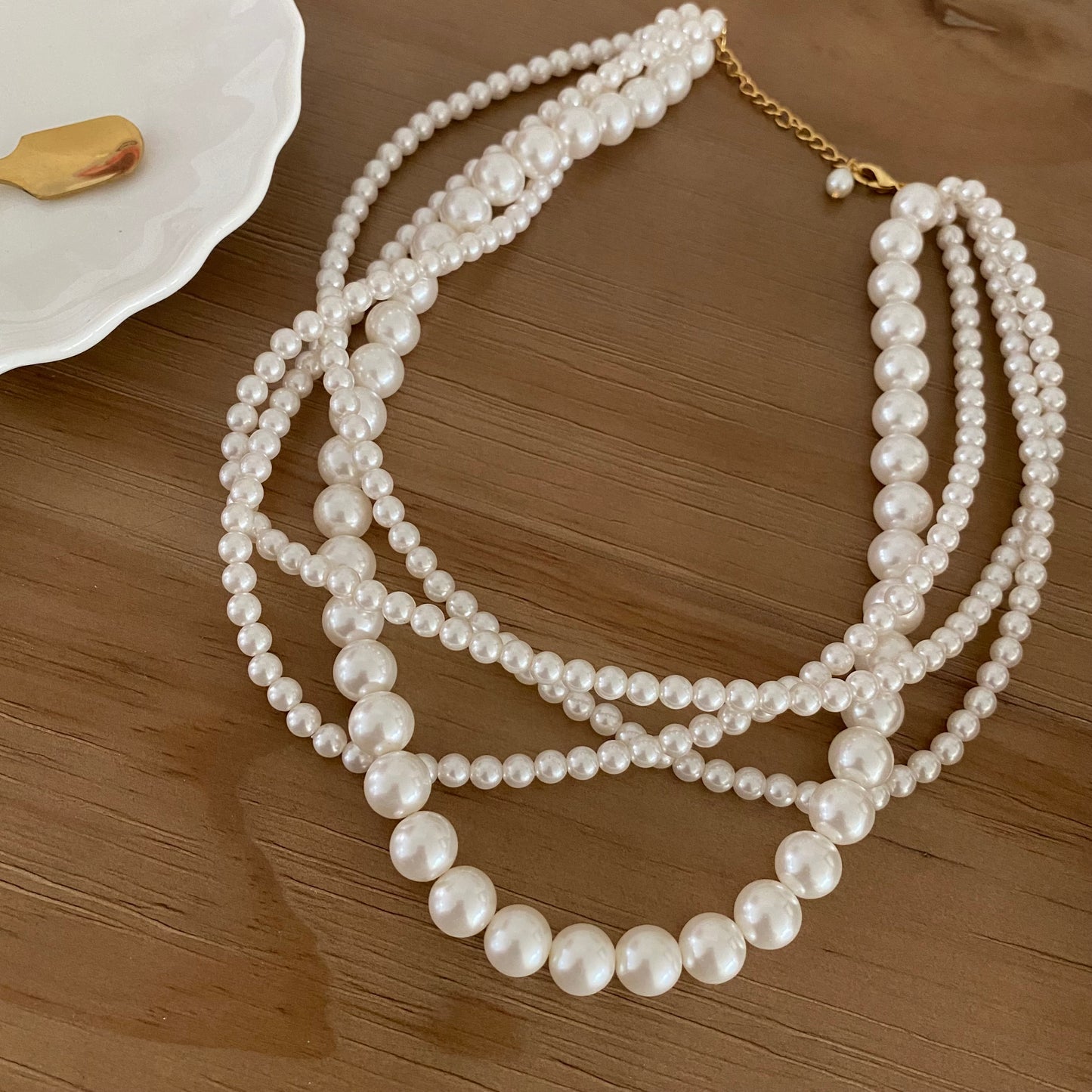 Multiple Layers Pearl Necklace